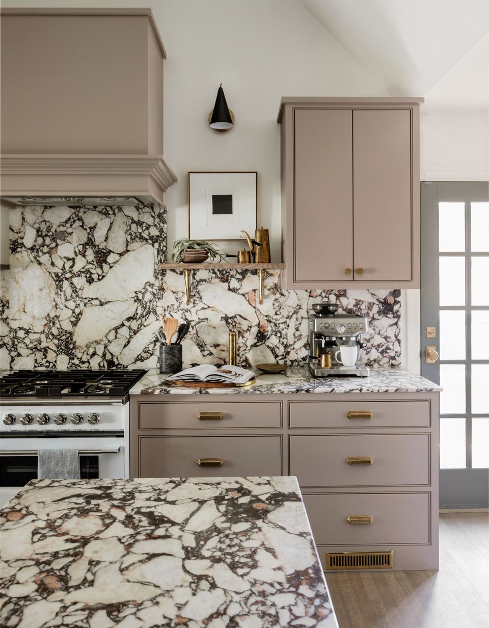 Calacatta Viola Marble Kitchen Worktop