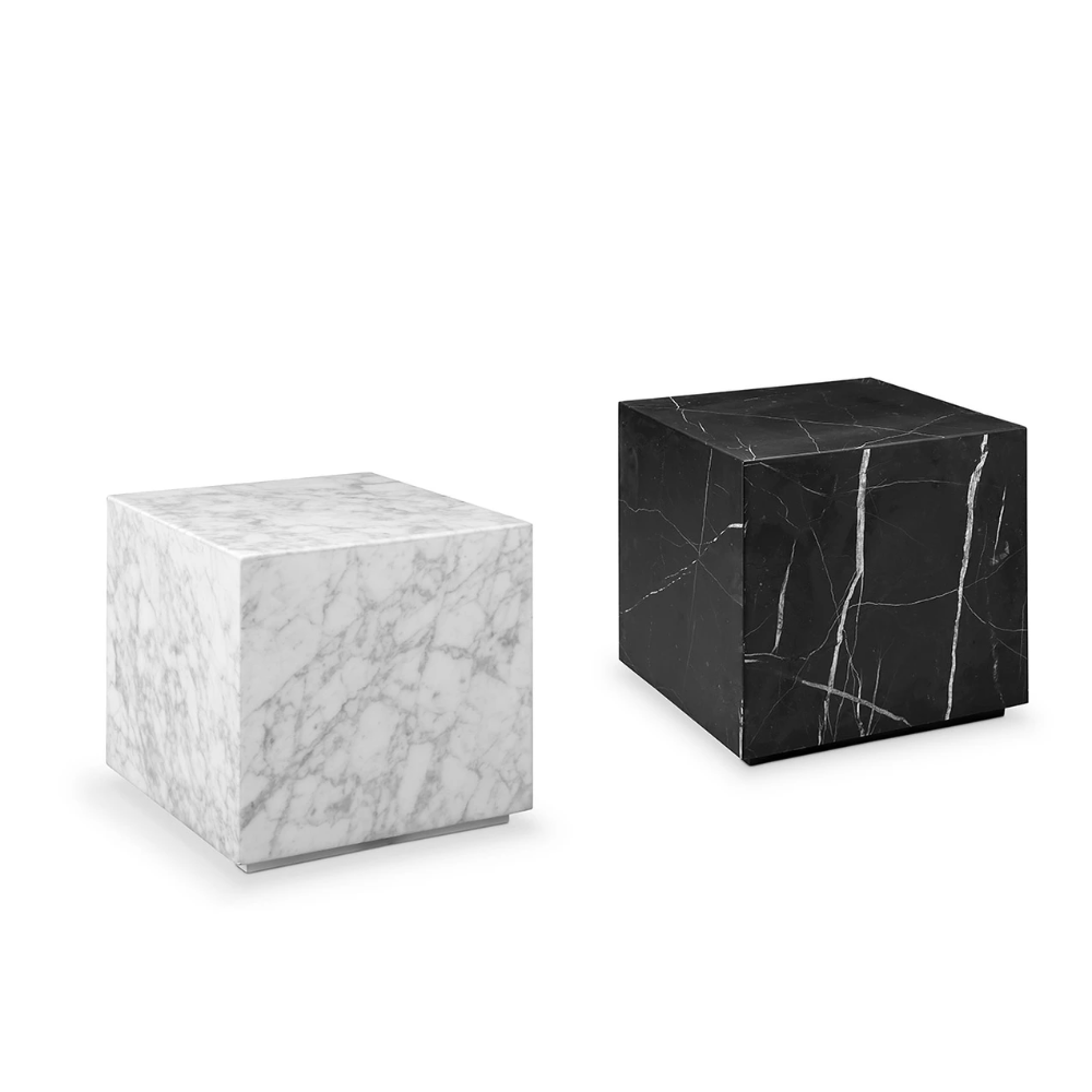 Marble Cube Side Tables