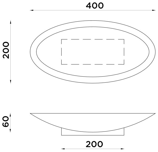 Ovalino Marble Tray