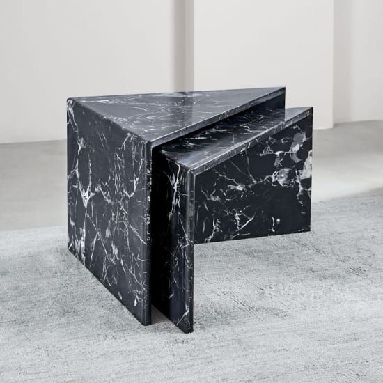 Nesting Marble Side Tables