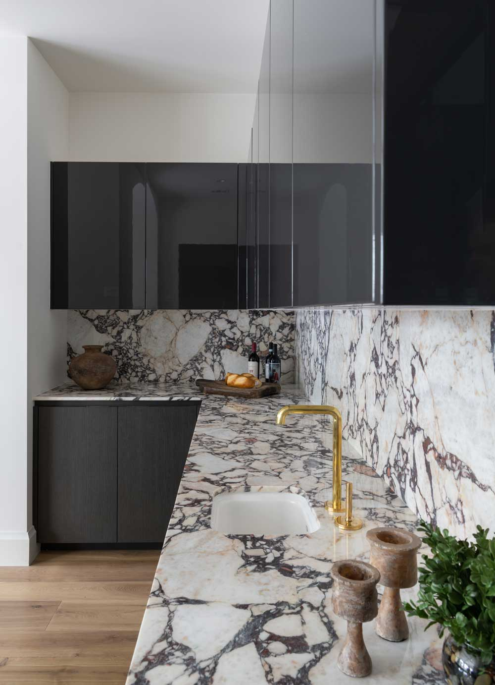 Calacatta Viola Marble Kitchen Worktop